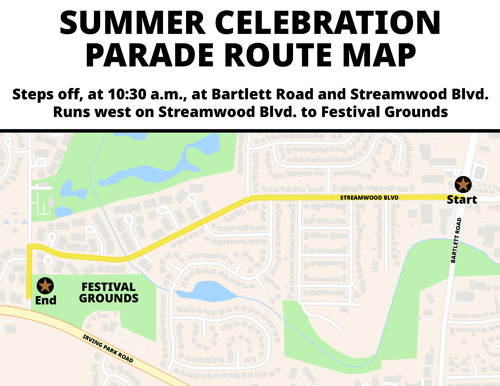 Map of Parade Route